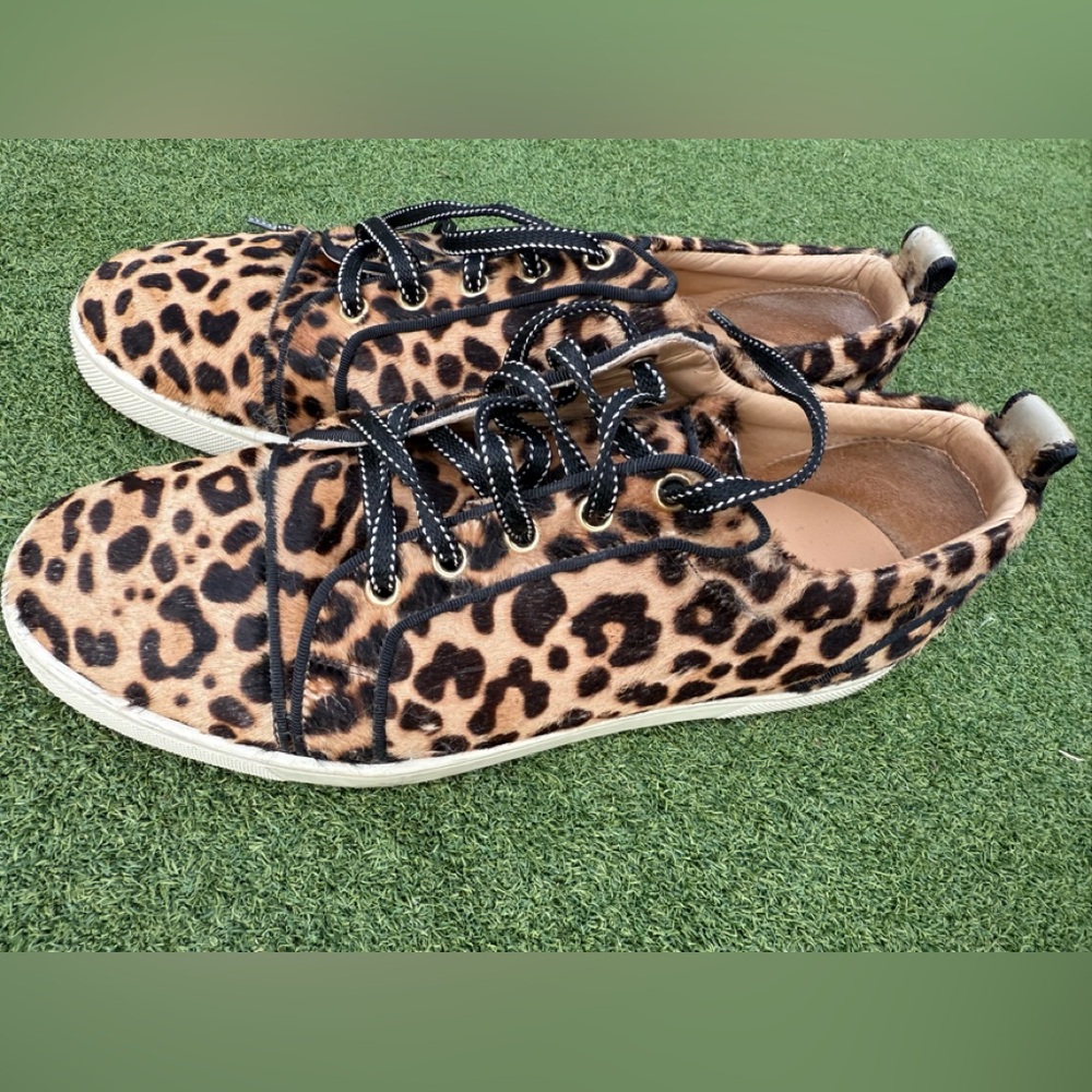 Christian Louboutin Leopard Print Sneakers - Picture 2 of 6